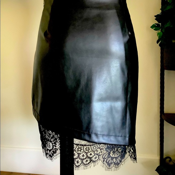 High waist Pleather skirt - Picture 6 of 10
